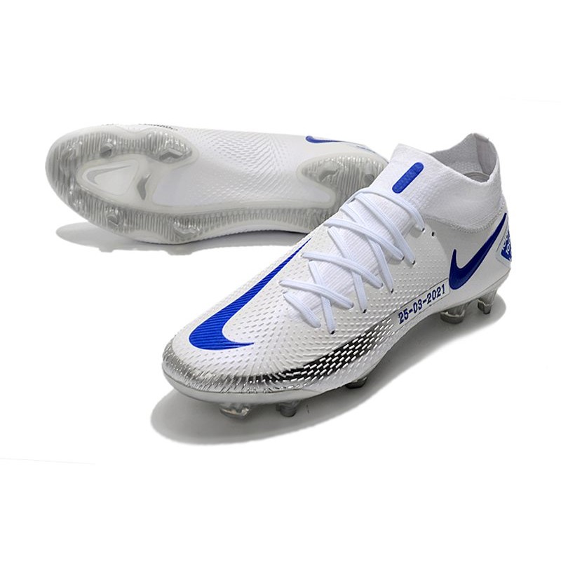 Nike Phantom Generative Texture Elite DF FG Bílý Modrý